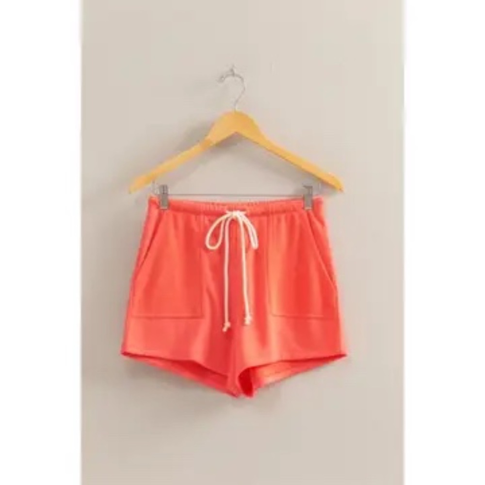 Comfy Mid-Waist Drawstring Shorts